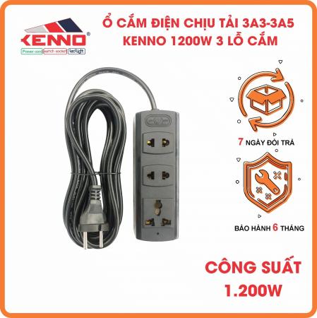 Ổ điện Kenno 1200W 4.5m - 3A5