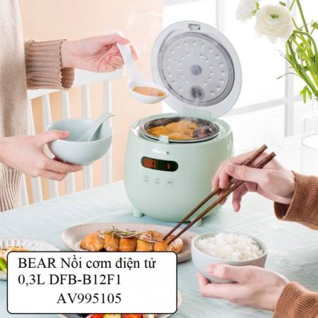 Nồi Cơm Điện Tử 1,2L Bear DFB-B12F1