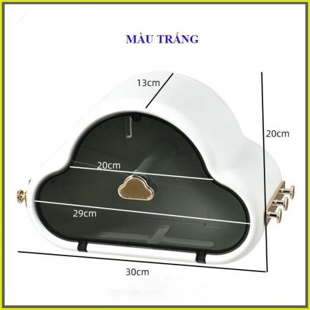 HỘP ĐỰNG GIẤY VỆ SINH DÁN TƯỜNG HÌNH ĐÁM MÂY