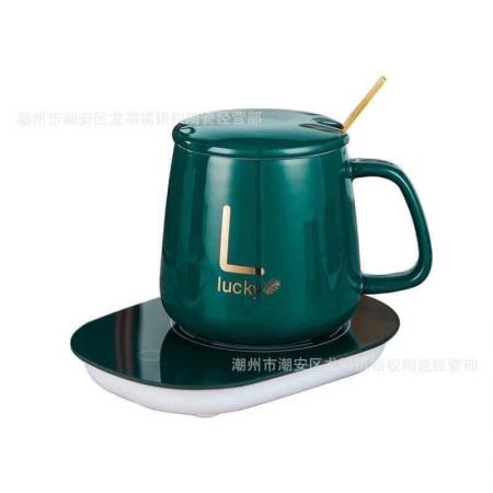 BỘ MÁY HÂM NÓNG SỮA ĐỒ UỐNG TIỆN LỢI KÈM CỐC SỨ LUCKY