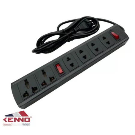 Ổ điện Kenno đen 1200W 4.5m (6A5-ND)