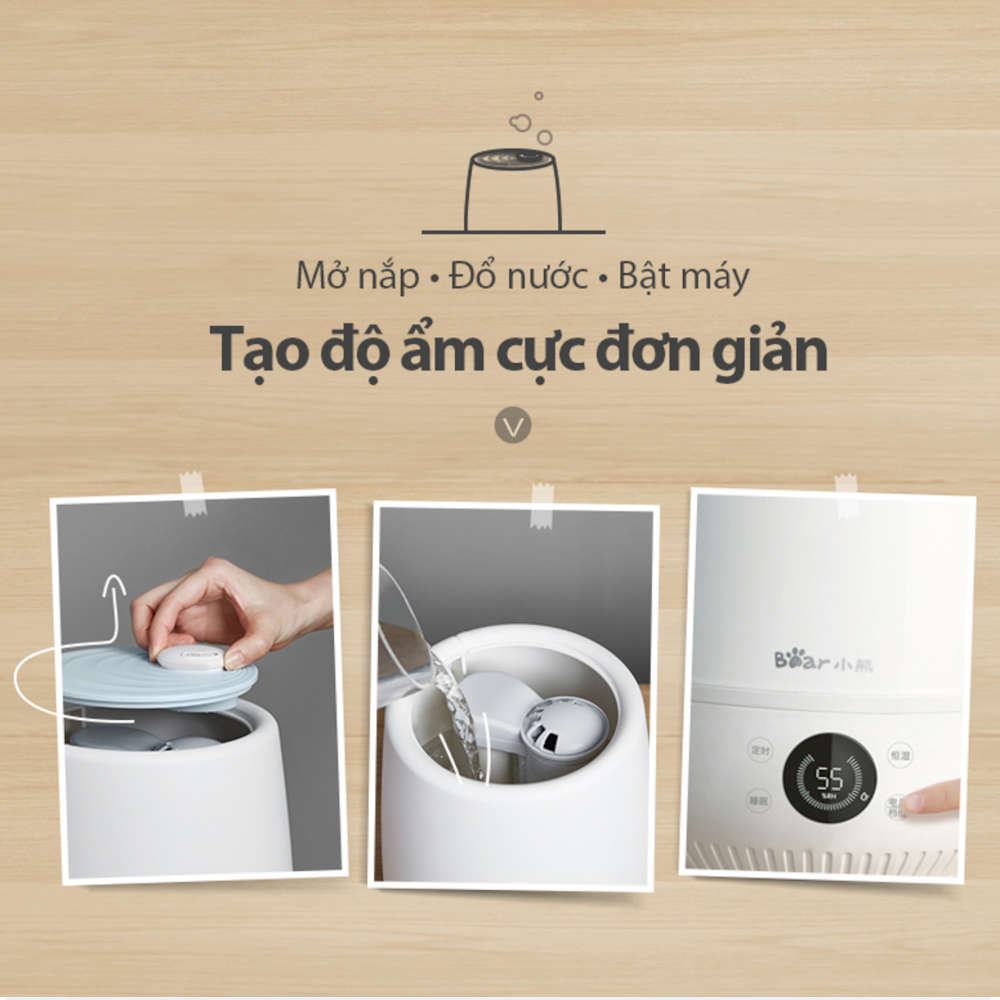 Máy phun sương tạo độ ẩm 4500ml Bear JSQ-C50Q1